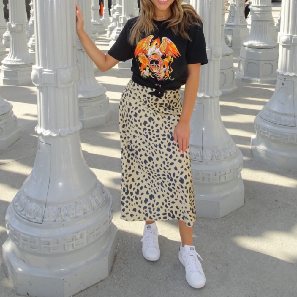 NastyGal Cheetah Skirt